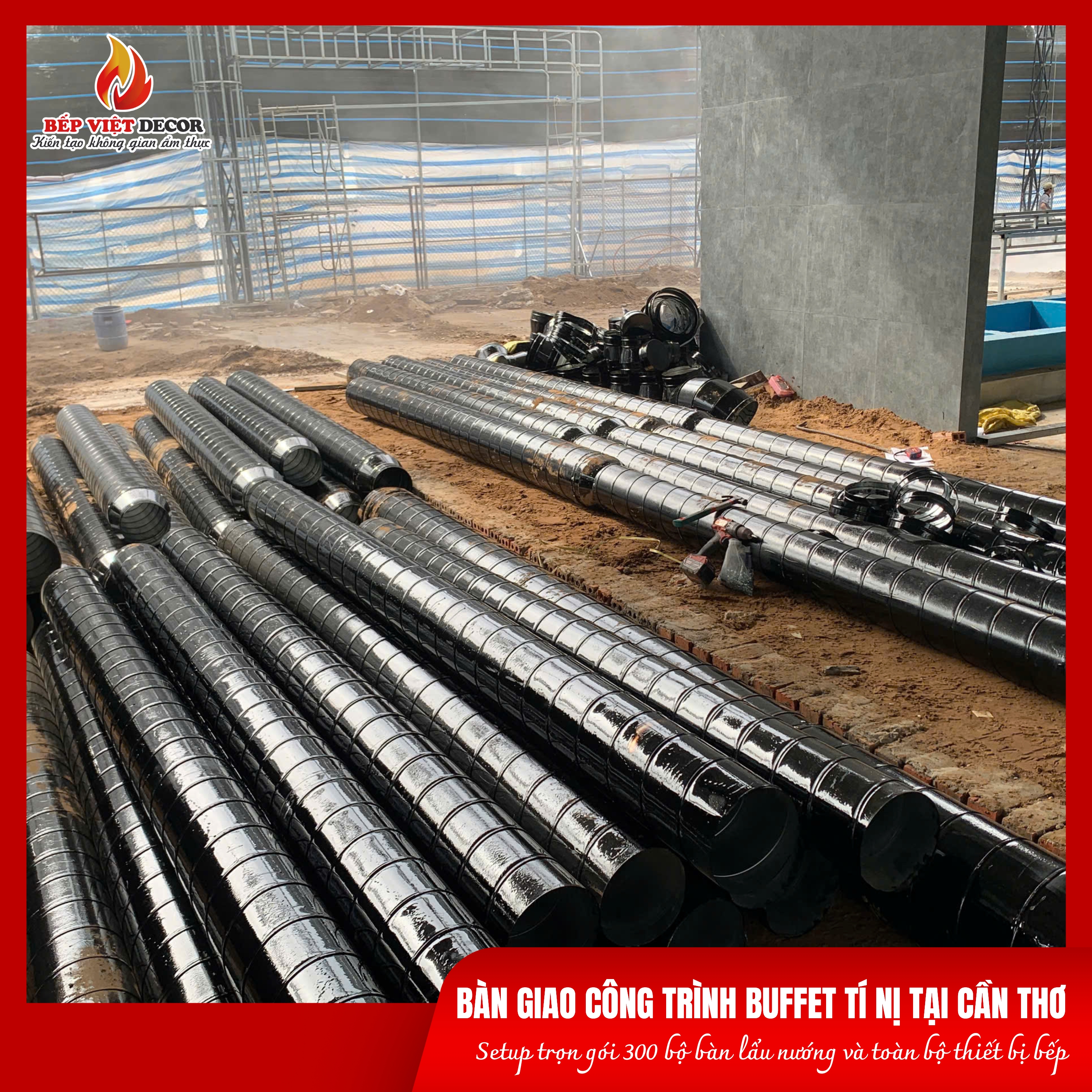 Tập kết vật tư &amp;amp; chuẩn bị mặt bằng