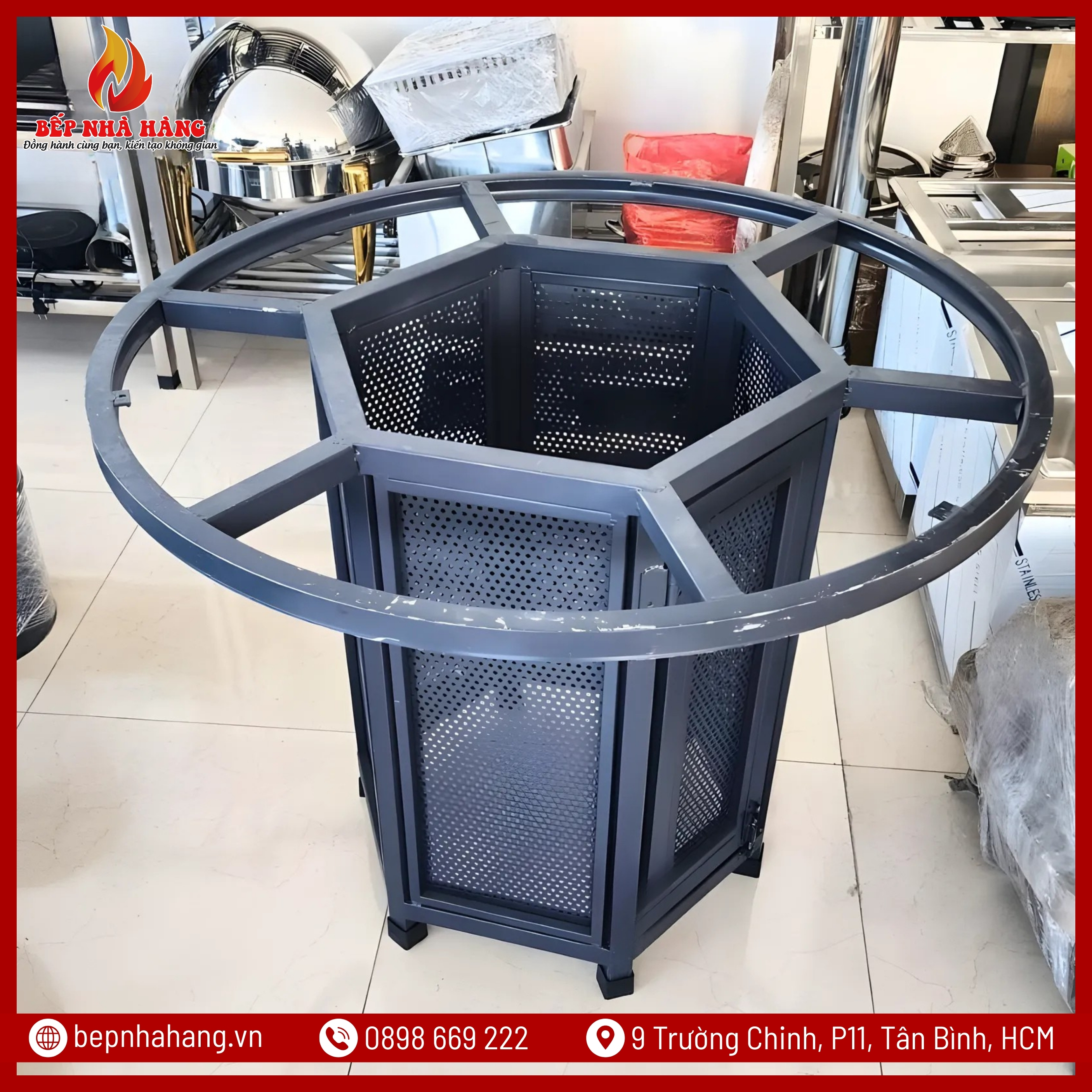 Chân Bàn Tròn Lẩu Nướng
