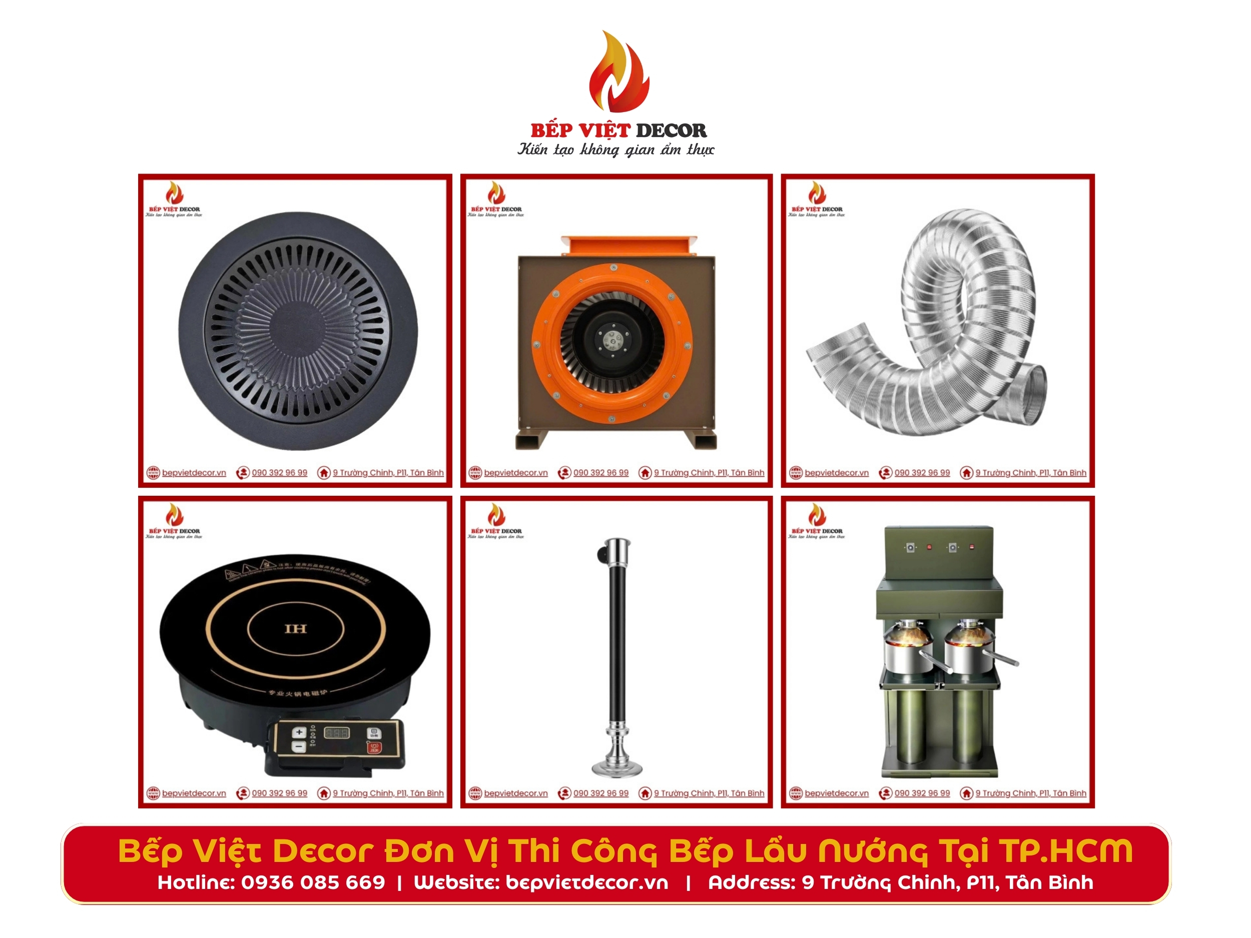 Bếp Việt Decor Đơn Vị Thi Công Bếp Lẩu Nướng Tại TP.HCM