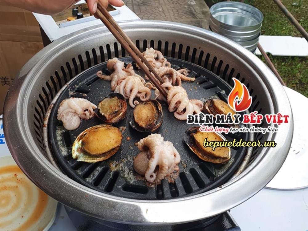 Bếp nướng hồng ngoại tự tiêu khói