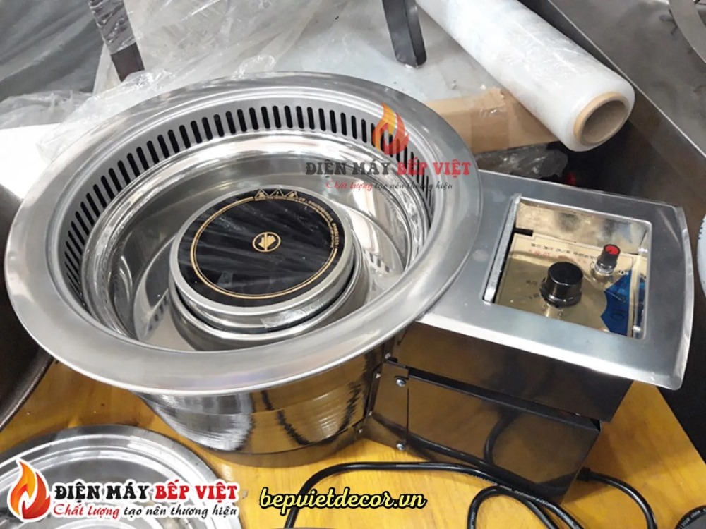 Bếp nướng than tự tiêu khói