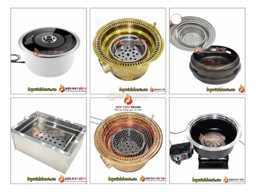 Các mẫu bếp nướng nhà hàng tại Bếp Việt Decor
