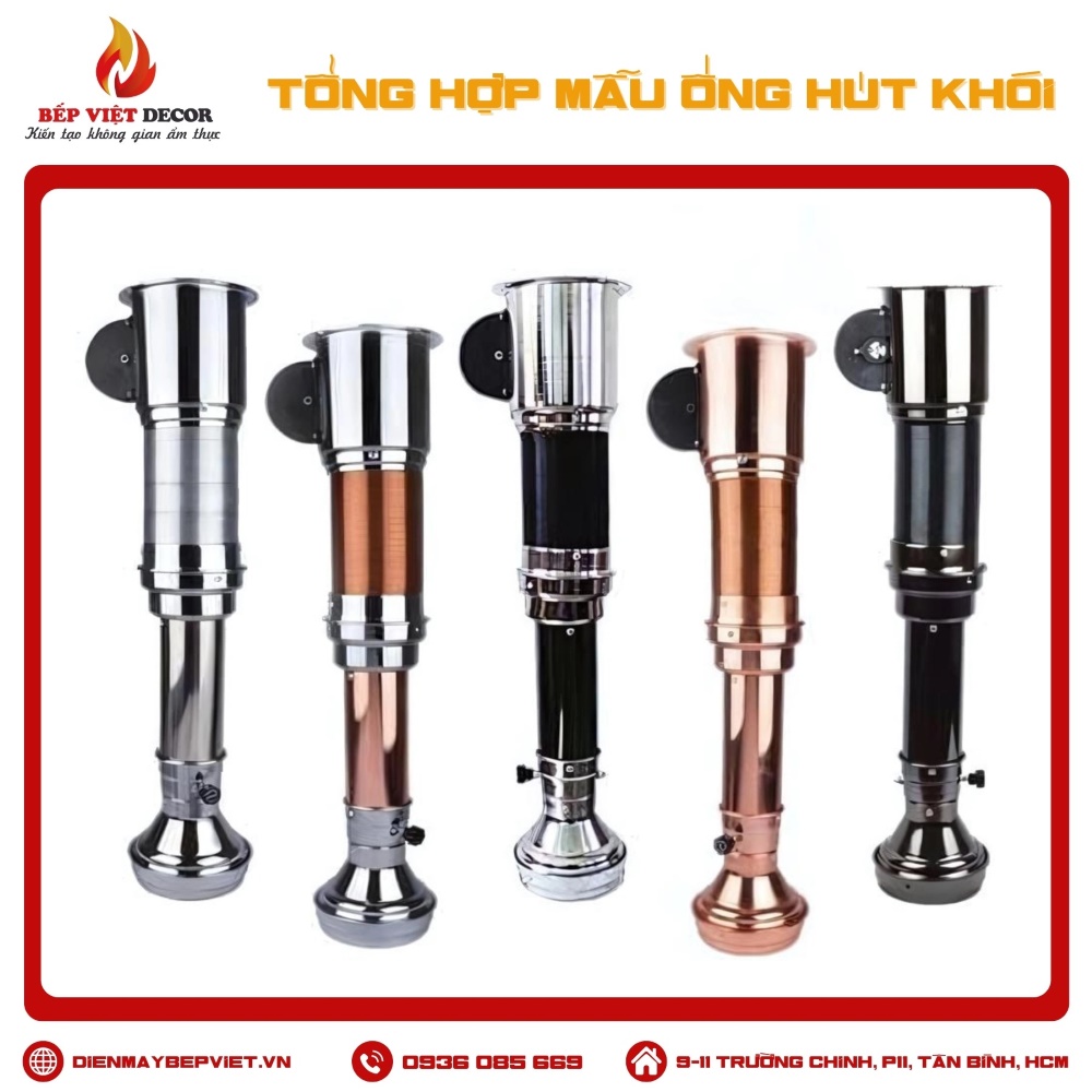 Các mẫu ống hút khói dạng mềm