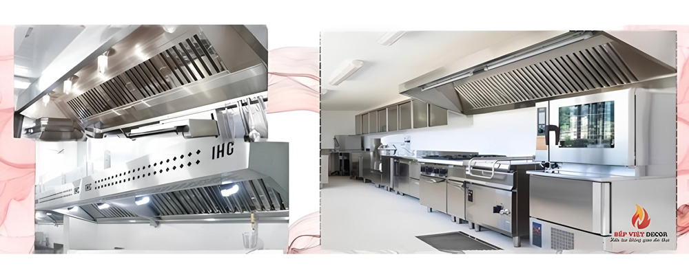Hệ thống thông gió loại bỏ khúi, bụi, mùi thức ăn