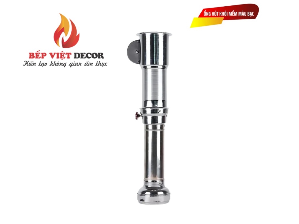 Ống hút khói mềm màu inox