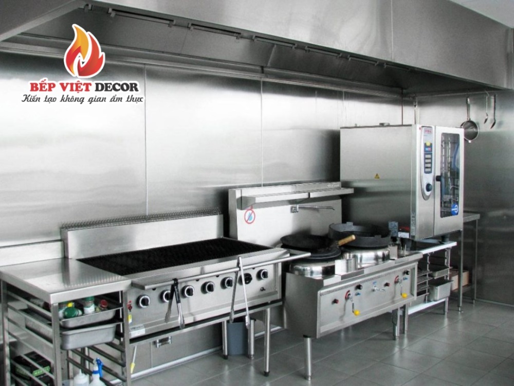 Thiết bị bếp inox công nghiệp tại Bếp Việt Decor
