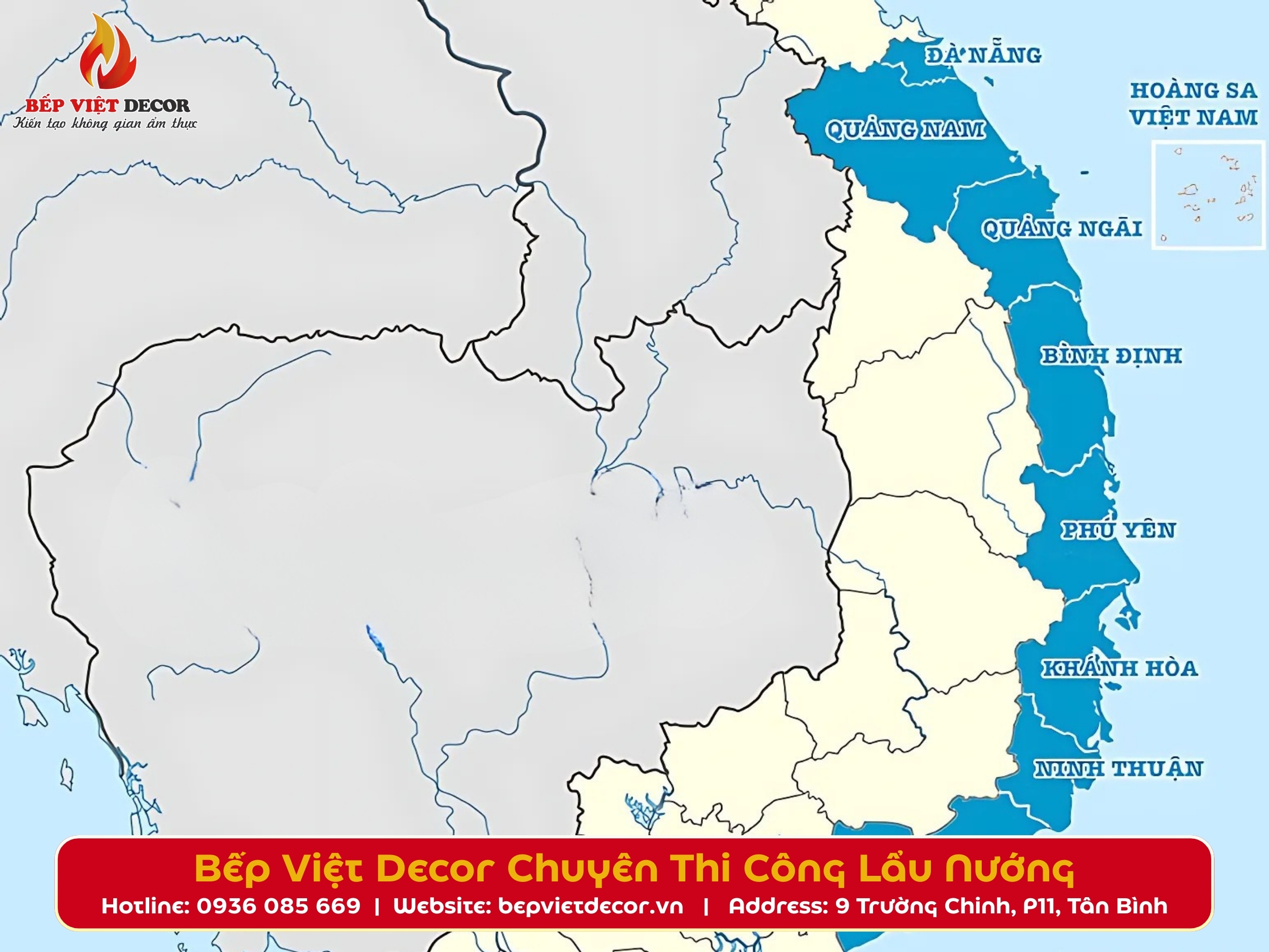 Thi công lẩu nướng tại các tỉnh Nam Trung Bộ &amp;amp; Tây Nguyên