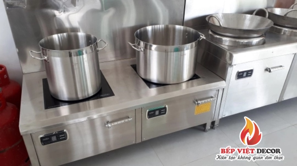 Bếp từ điện công nghiệp nâng cao hiệu suất, an toàn, tiện lợi và sạch sẽ khi sử dụng