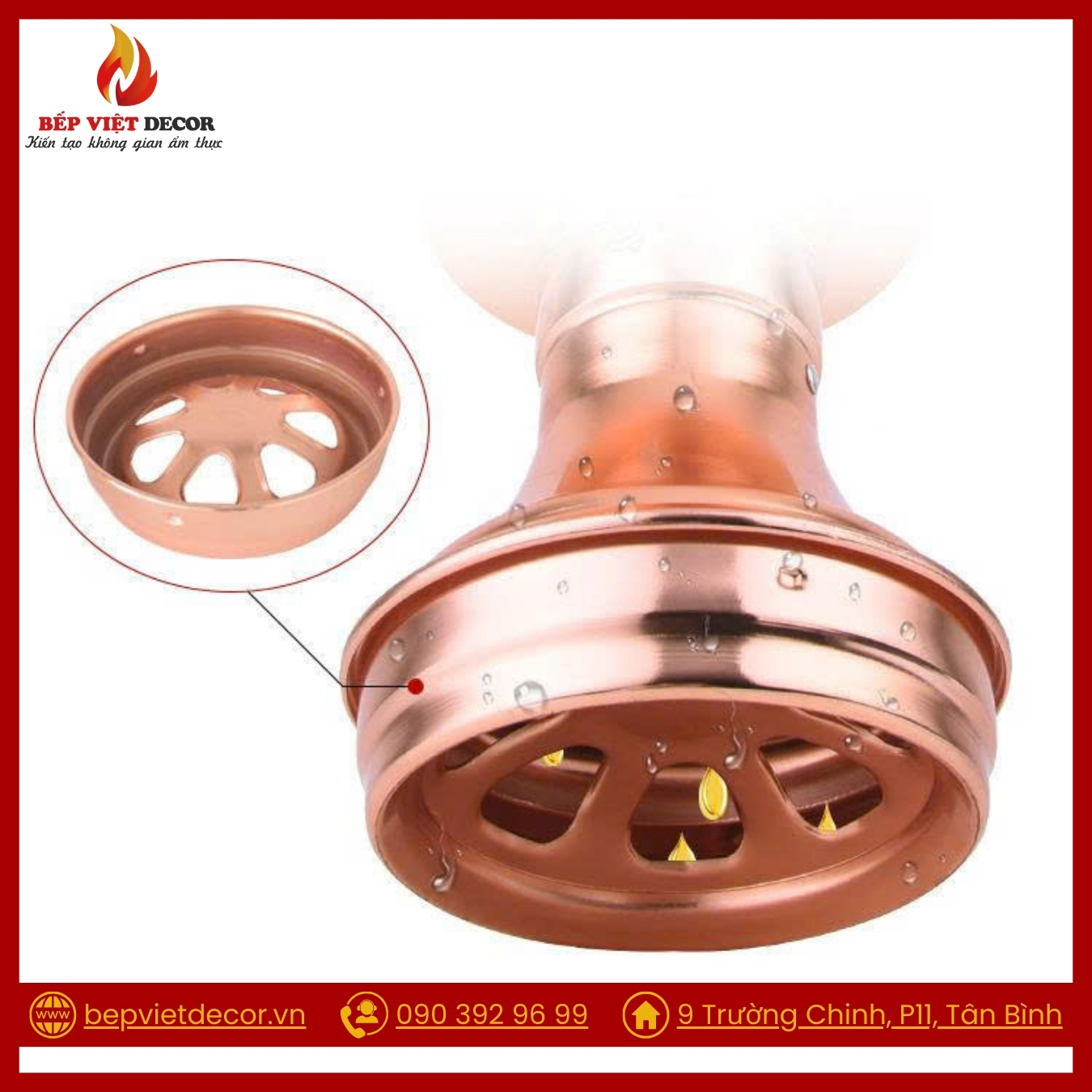 Đặc điểm của ống hút khói cứng màu đồng