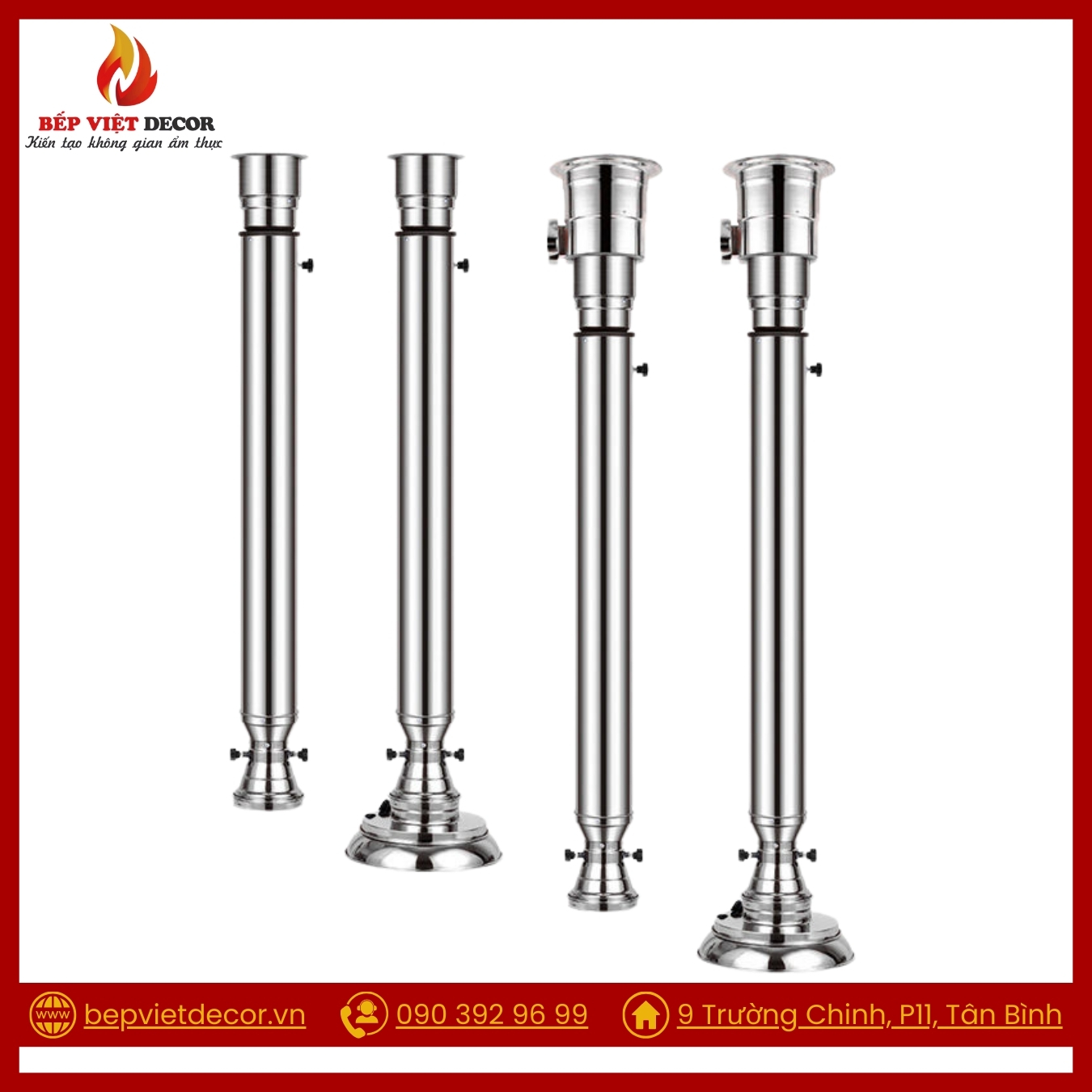 Ống Hút Khói Cứng Nhà Hàng Inox
