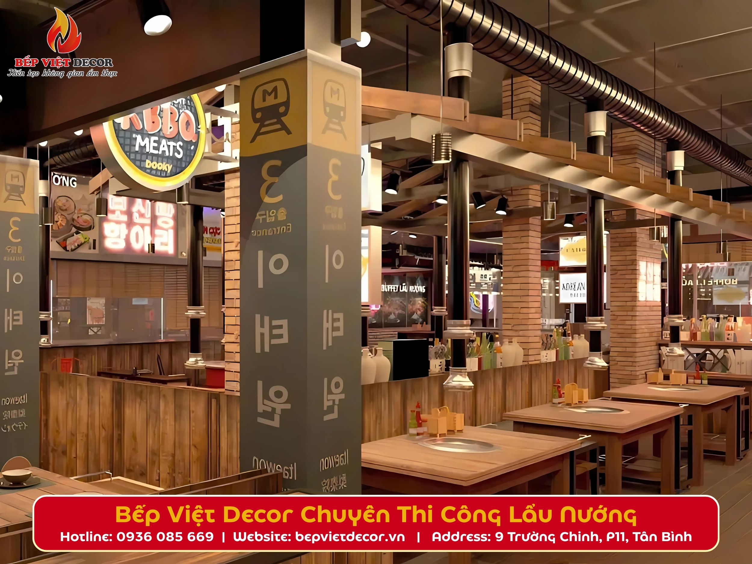 Setup nhà hàng lẩu nướng chuyên nghiệp