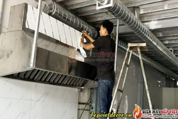 Bếp Việt Decor chuyên thi công hệ thống chụp hút khói chuyên nghiệp