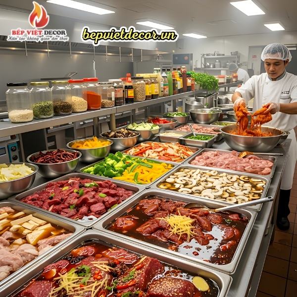 Chế biến và tẩm ướp nguyên liệu