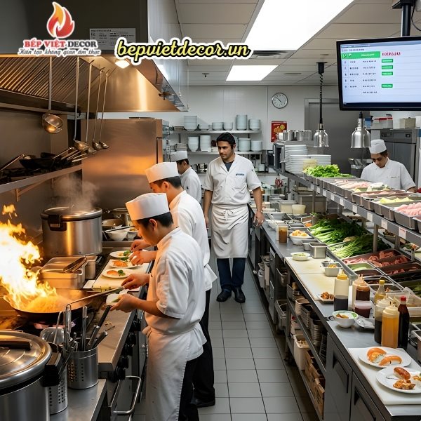 Giám sát thức ăn trước khi phục vụ khách