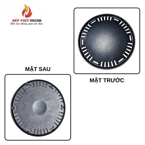 Hầu hết vỉ nướng khay bơ tại Bếp Việt đều được làm từ gang phủ chống dính cao cấp