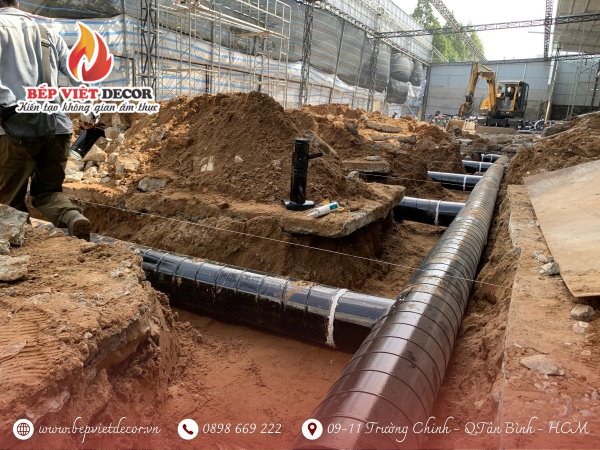Hệ thống hút âm yêu cầu thi công cùng giai đoạn xây dựng nền