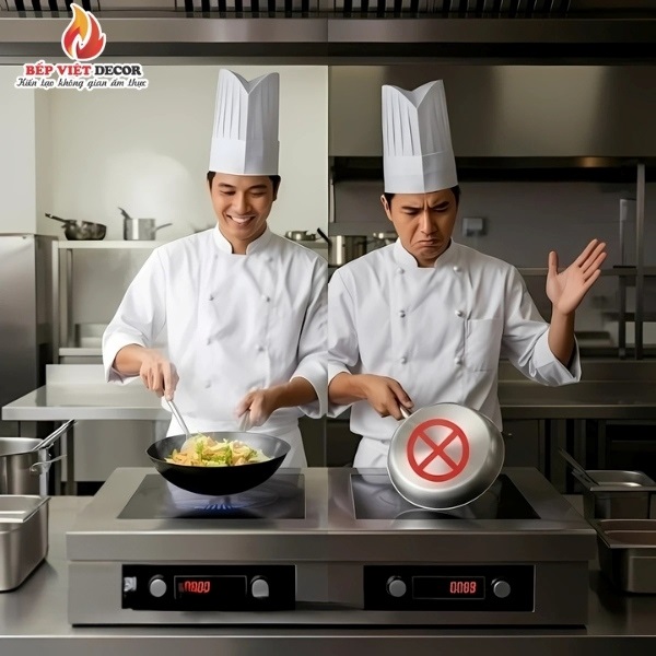 Ưu và nhược điểm của bếp từ công nghiệp