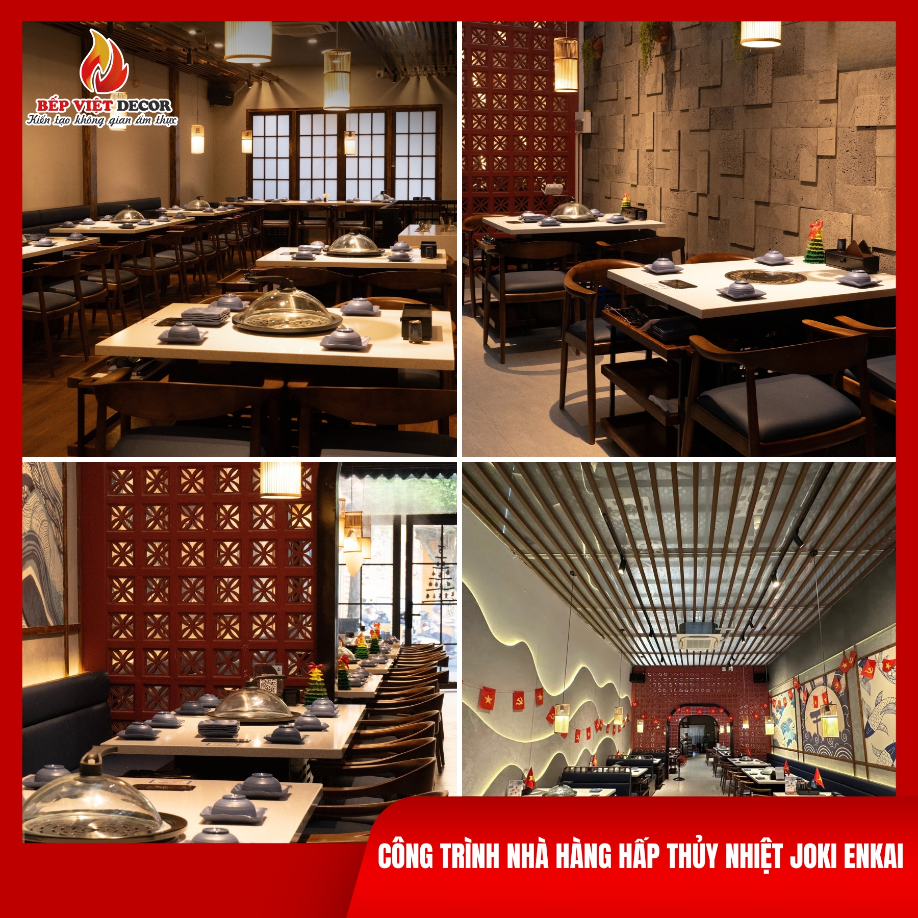 Bếp Việt Decor đối tác tin cậy của các chuỗi nhà hàng hấp thủy nhiệt