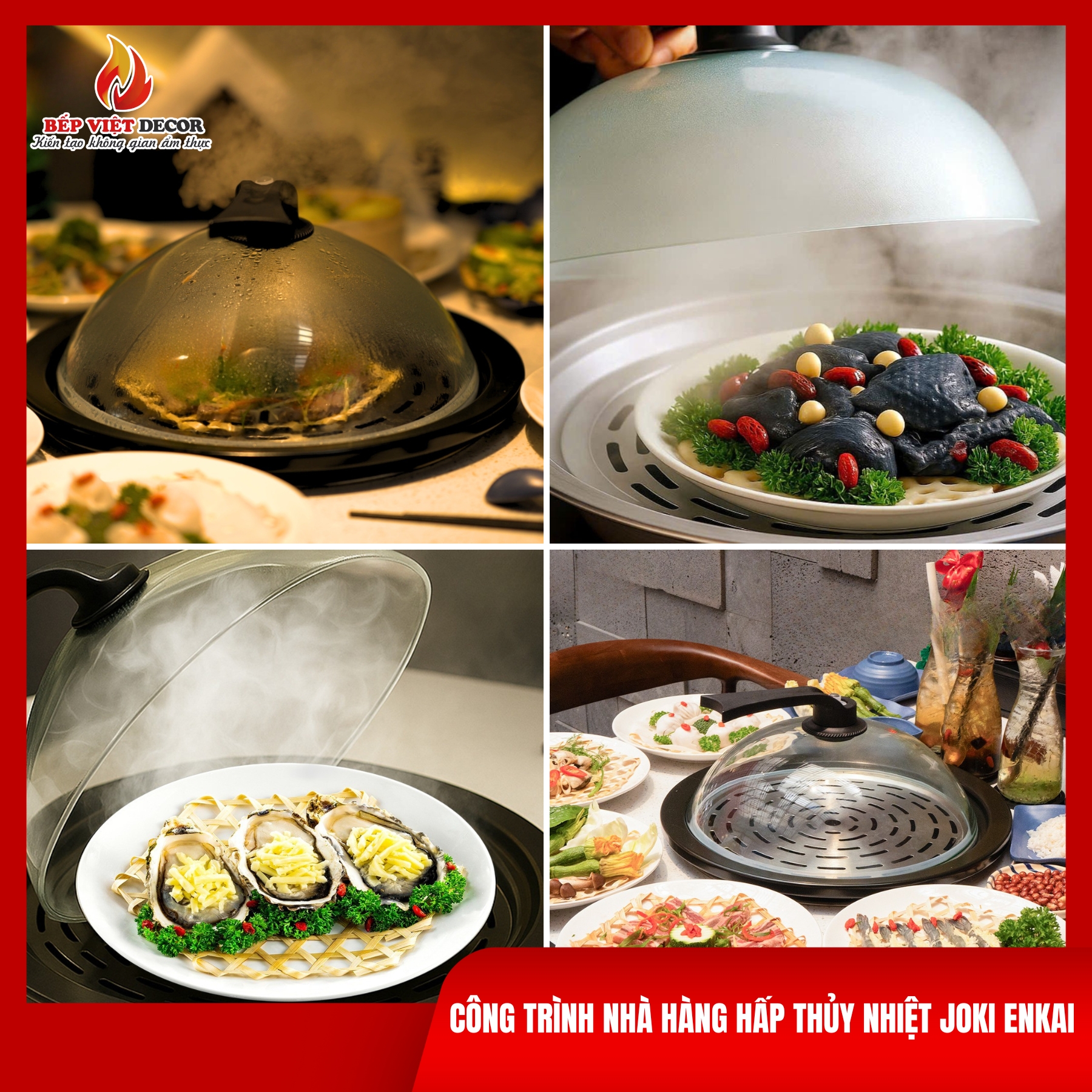 Ưu điểm của hệ thống hấp thủy nhiệt do Bếp Việt Decor lắp đặt