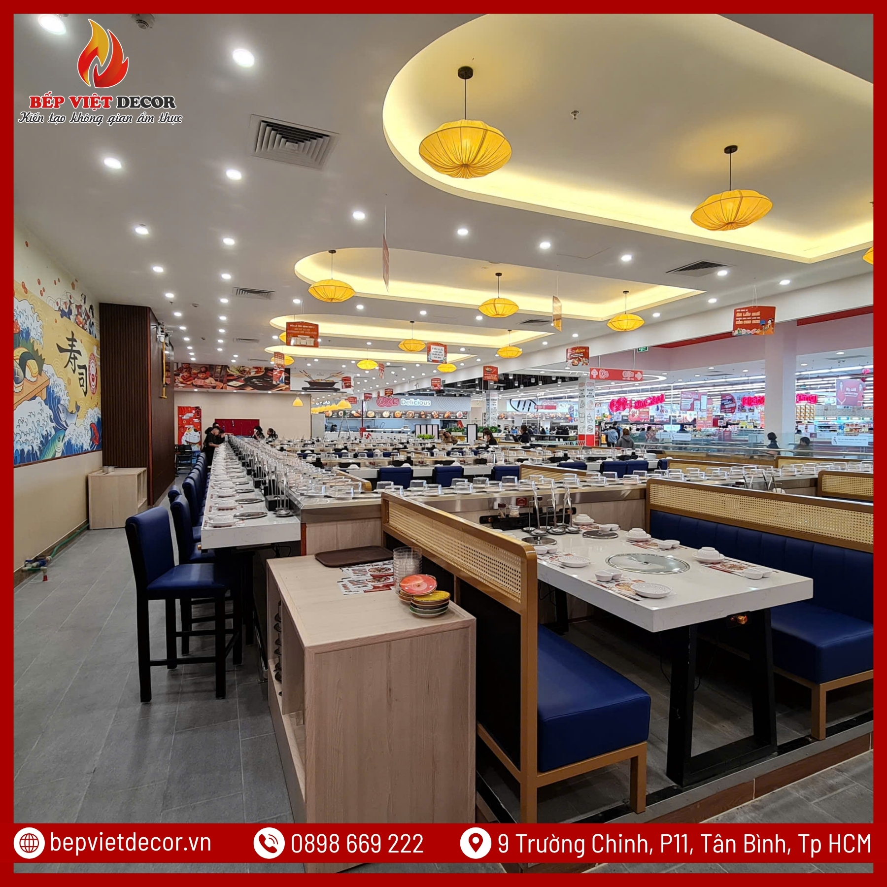 Thi Công Trọn Gói Hệ Thống Lẩu Băng Chuyền