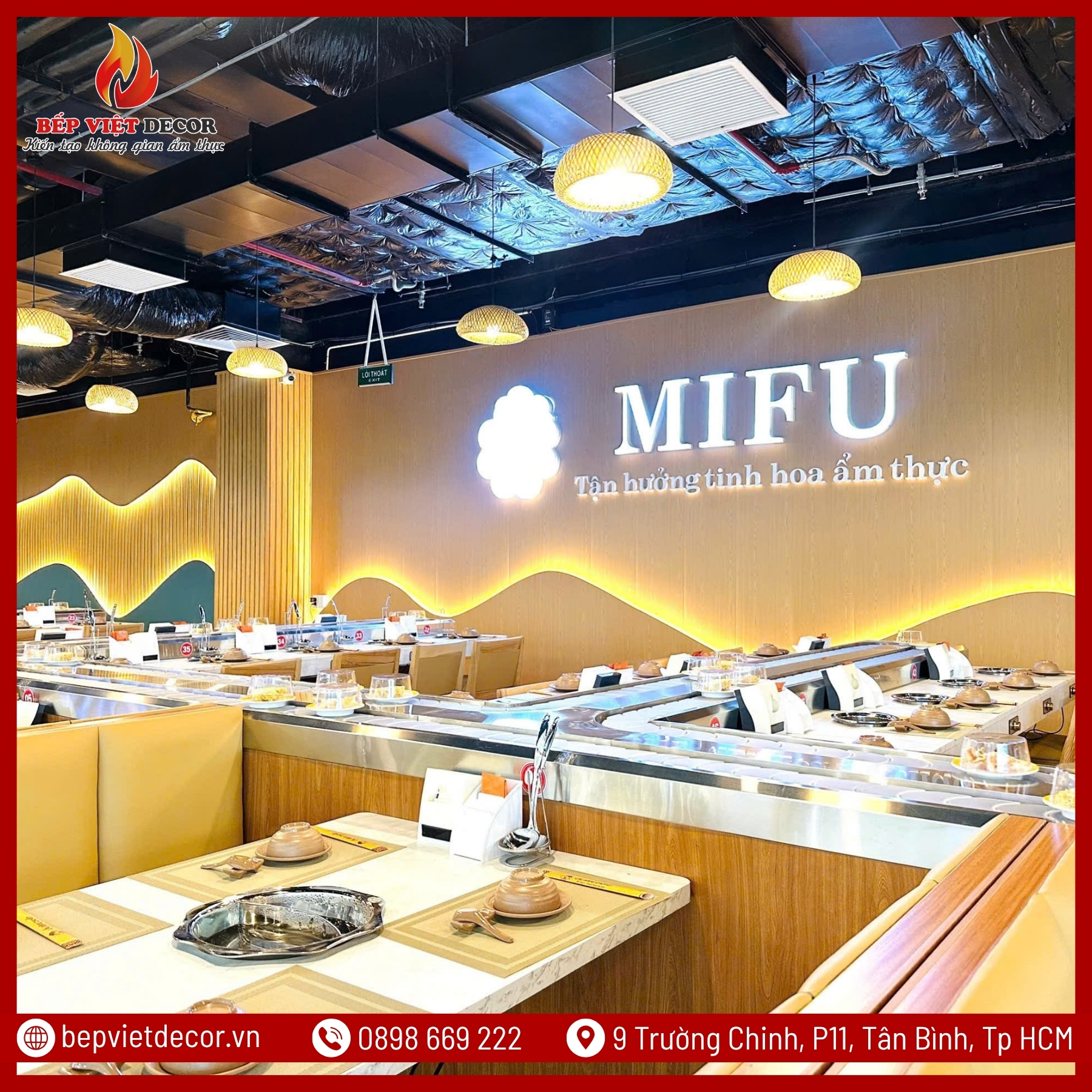 Thi Công Trọn Gói Hệ Thống Lẩu Băng Chuyền