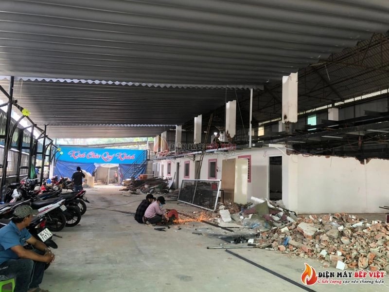 Thiết kế bếp tập thể, nhà máy, nhà xưởng