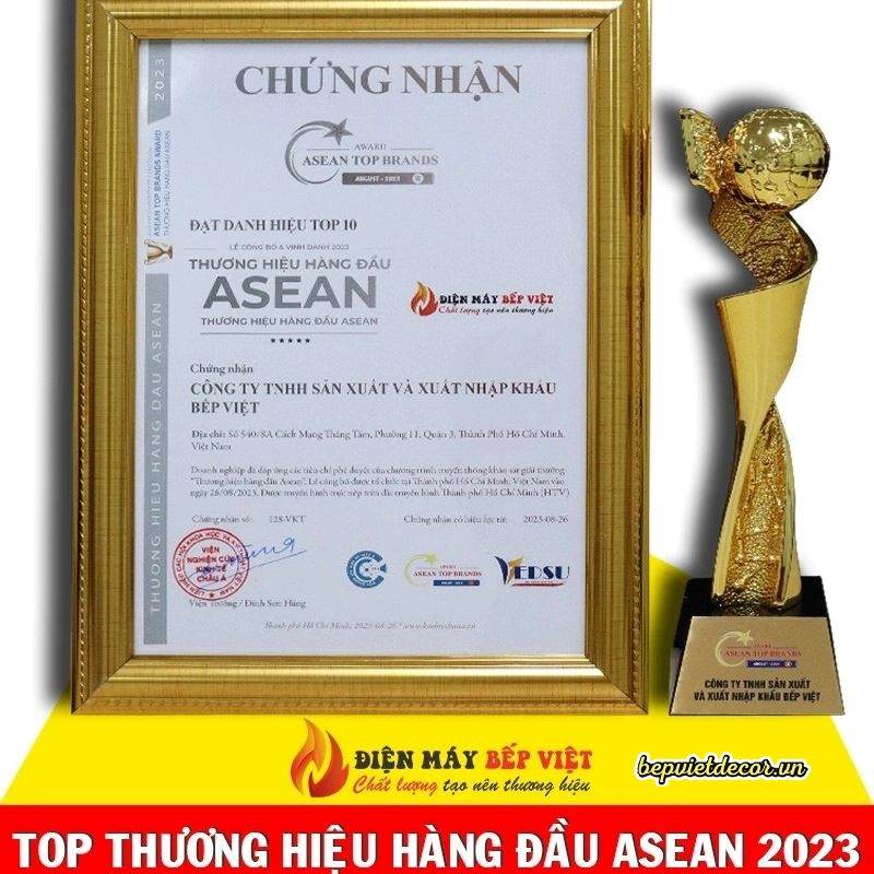 Bếp Việt Decor thuộc Top 10 thương hiệu hàng đầu ASEAN 2023