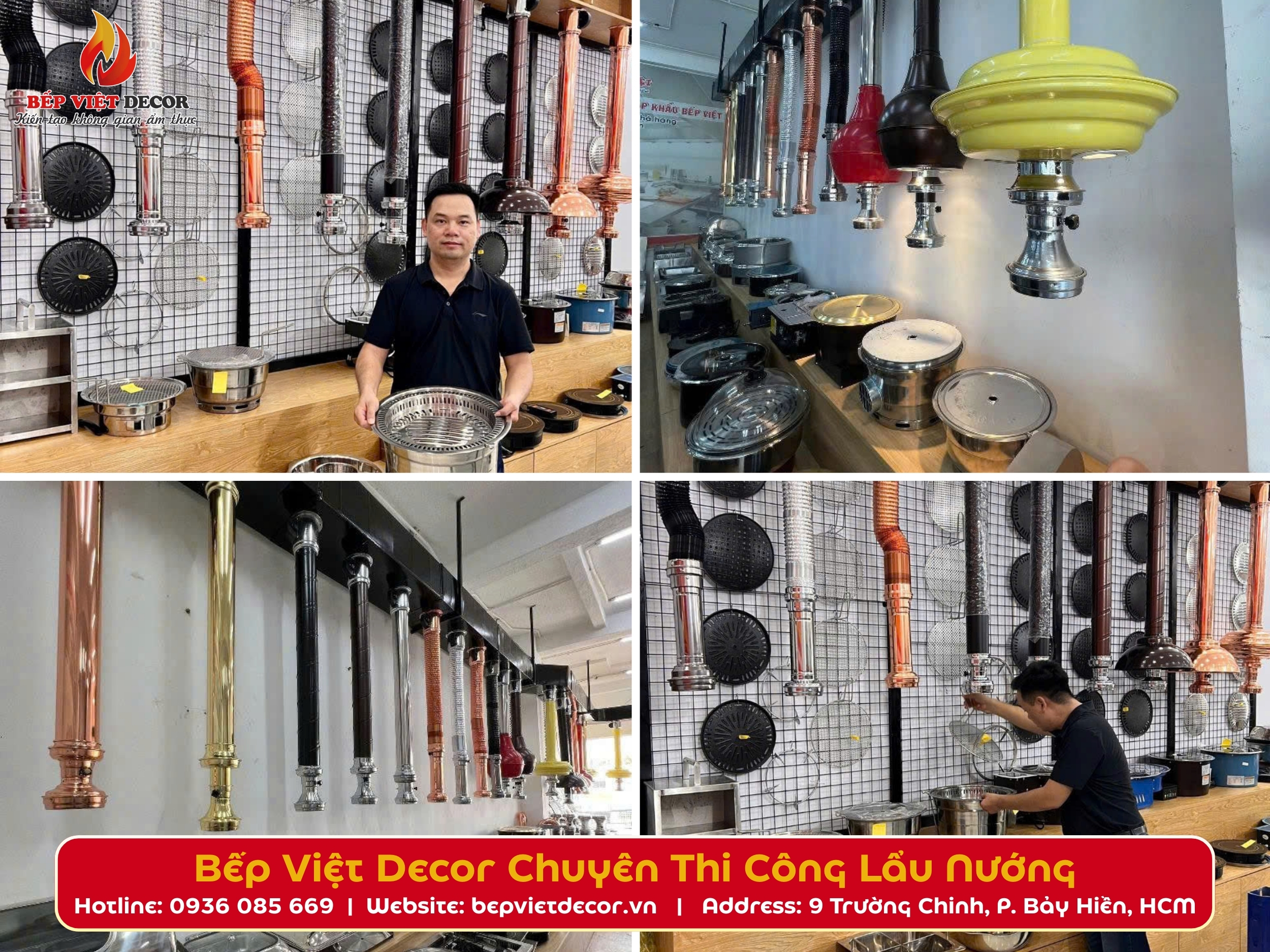 BẾP VIỆT DECOR ĐƠN VỊ THI CÔNG HỆ THỐNG LẨU NƯỚNG UY TÍN