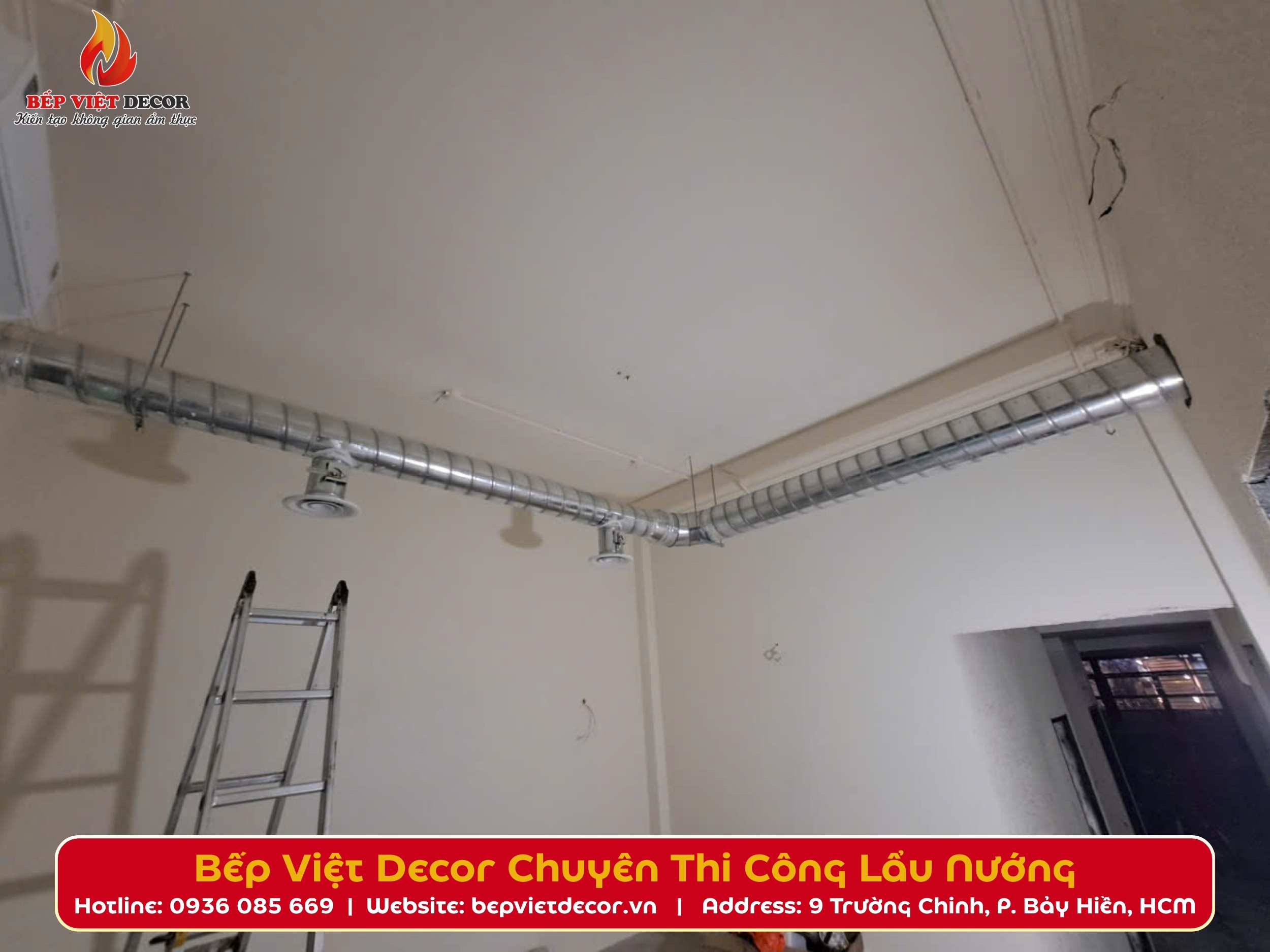 QUÁ TRÌNH THI CÔNG ĐƯỜNG ỐNG HÚT KHÓI