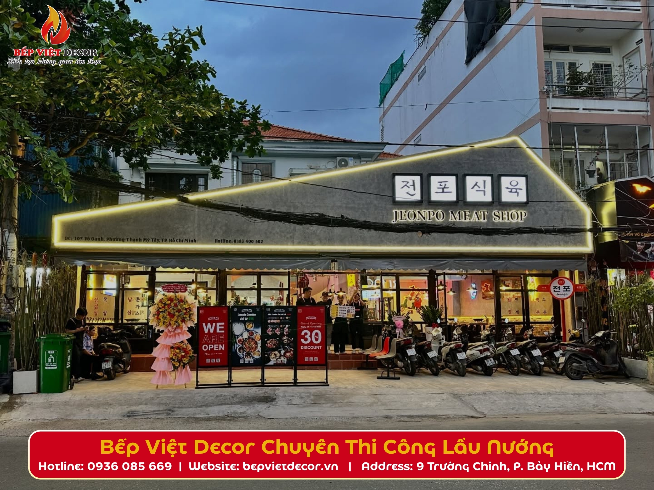 THÔNG TIN CÔNG TRÌNH JEONPO MEAT SHOP