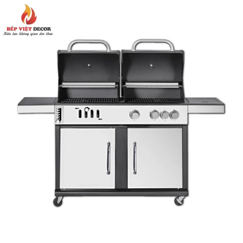 Bếp nướng bbq gas và than bằng thép không gỉ BLZ - 1101 bạn có thể tham khảo ở Bếp Việt Decor