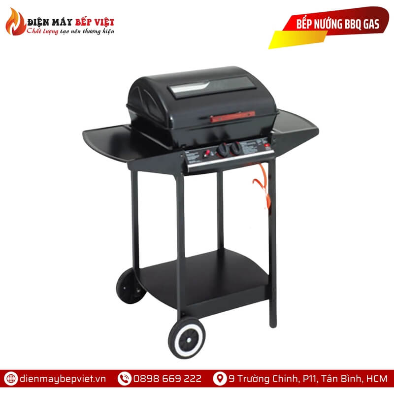 Bếp nướng gas nhà hàng nhờ khả năng tạo nhiệt mạnh và ổn định