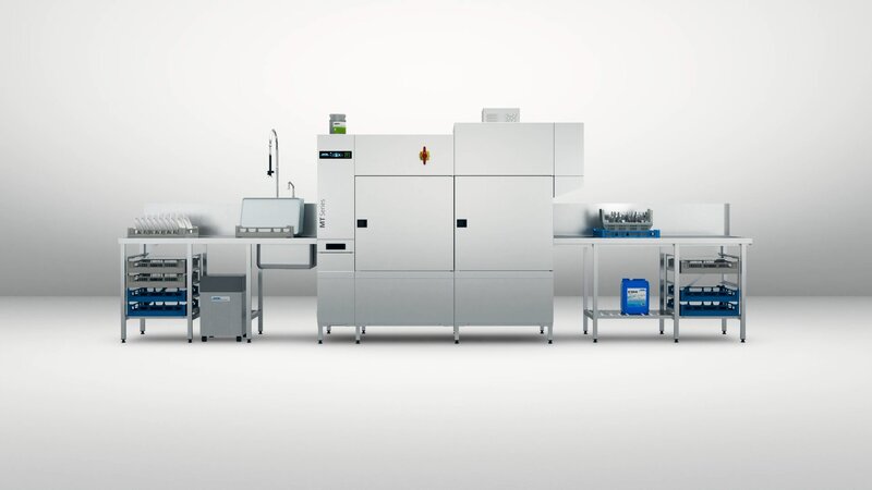 Mẫu máy rửa bát băng truyền