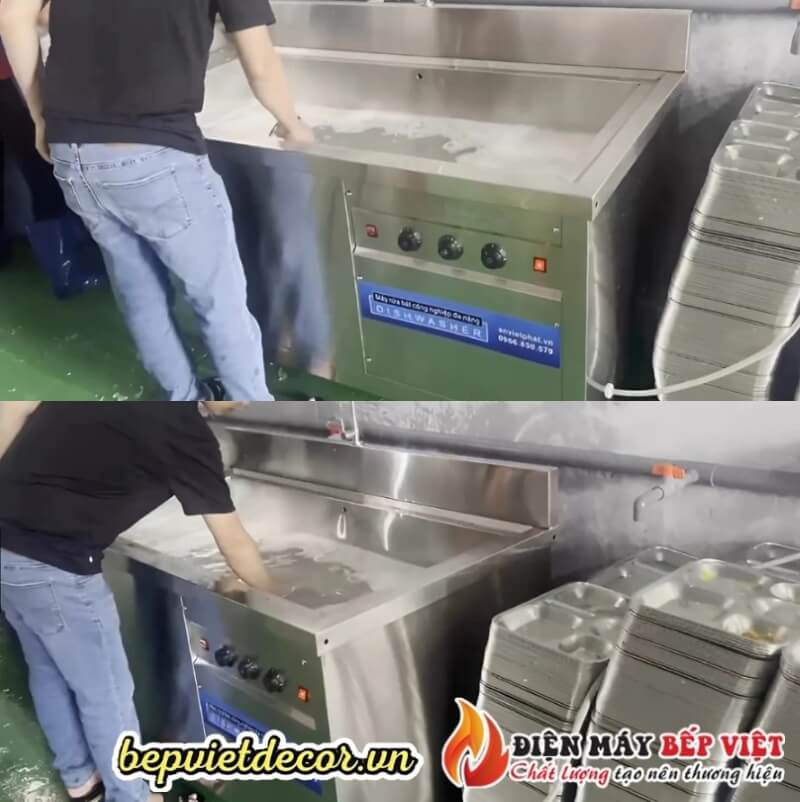 Một số hướng dẫn cần biết khi lắp máy rửa chén sóng siêu âm