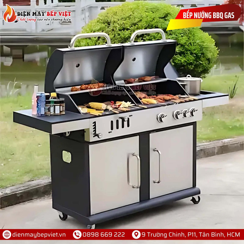 Quá trình sử dụng bếp nướng BBQ gas an toàn