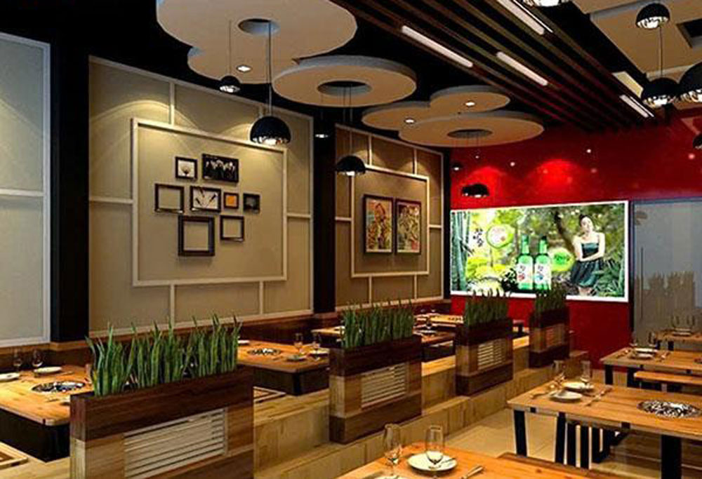 Khảo sát không gian bếp và khu vực bàn ăn trước khi lắp đặt nồi lẩu hơi Hàn Quốc