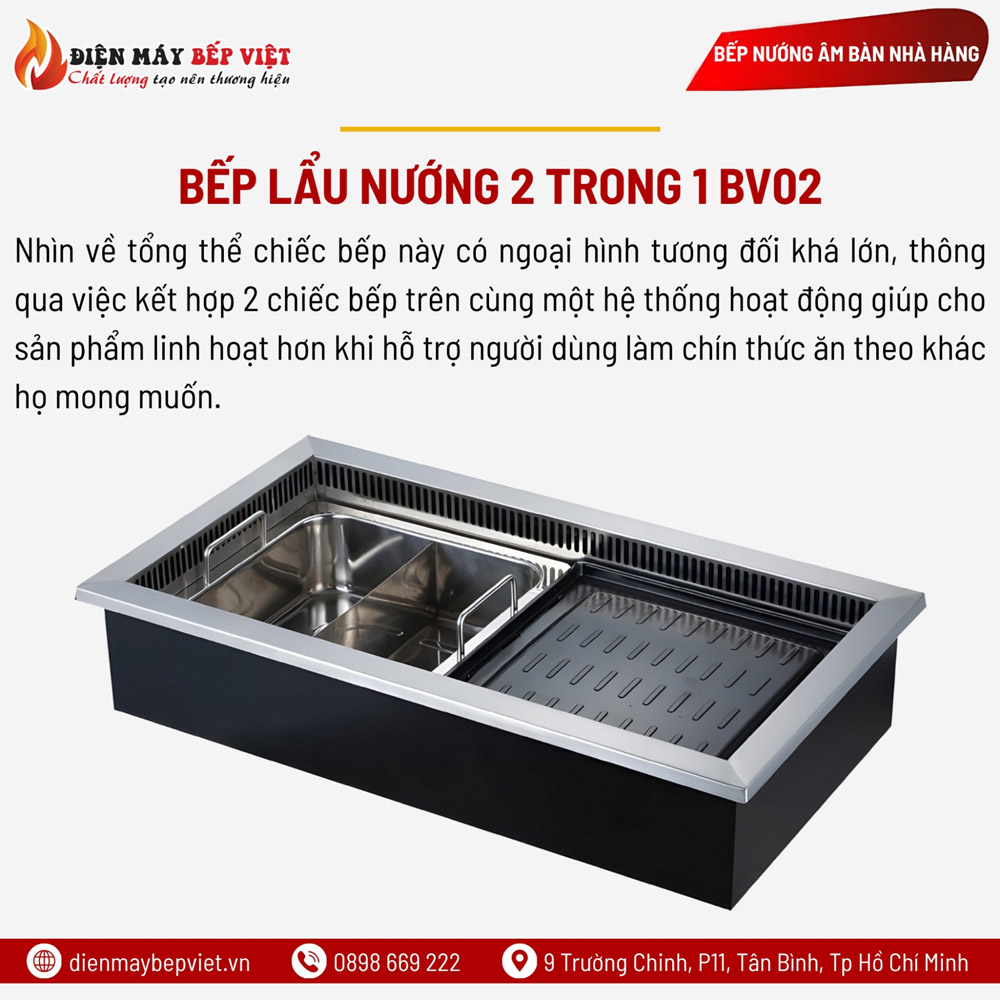 Sản phẩm chất lượng là tiêu chí quan trọng khi chọn nhà cung cấp thiết bị bếp nướng tại bàn nhà hàng​