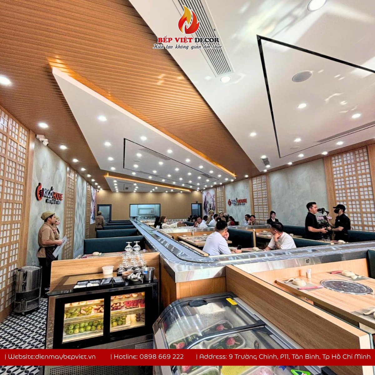Cà Mau - Setup Nhà Hàng Lẩu Băng Chuyền Kigo House