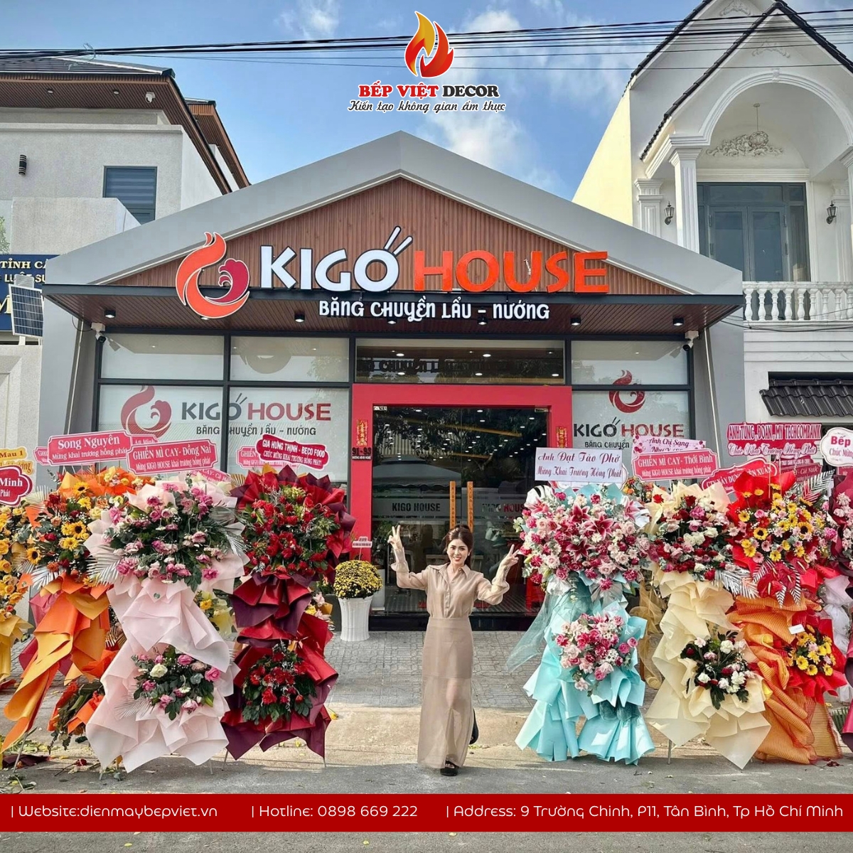 Setup Nhà Hàng Lẩu Băng Chuyền Kigo House