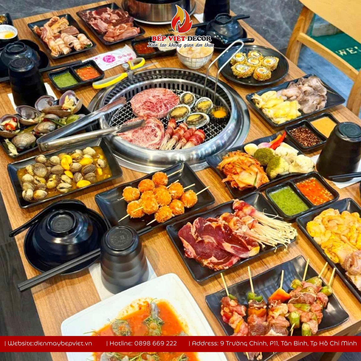 Thi Công Hệ Thống Hút Khói Âm Bàn Nhà Hàng Cala2