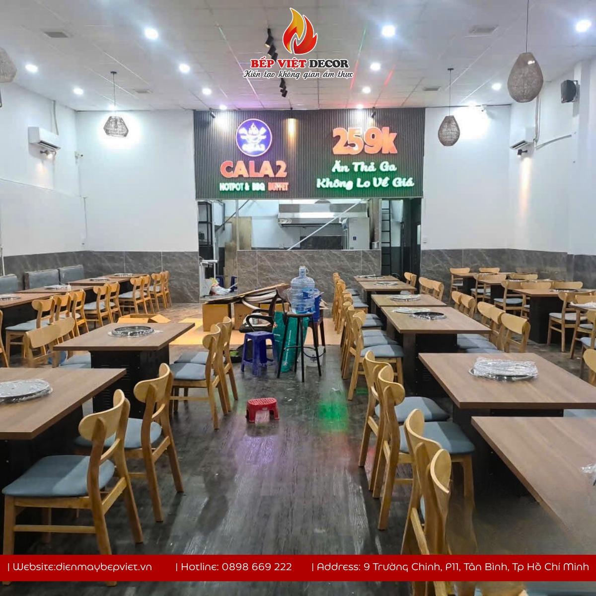 Thi Công Hệ Thống Hút Khói Âm Bàn Nhà Hàng Cala2