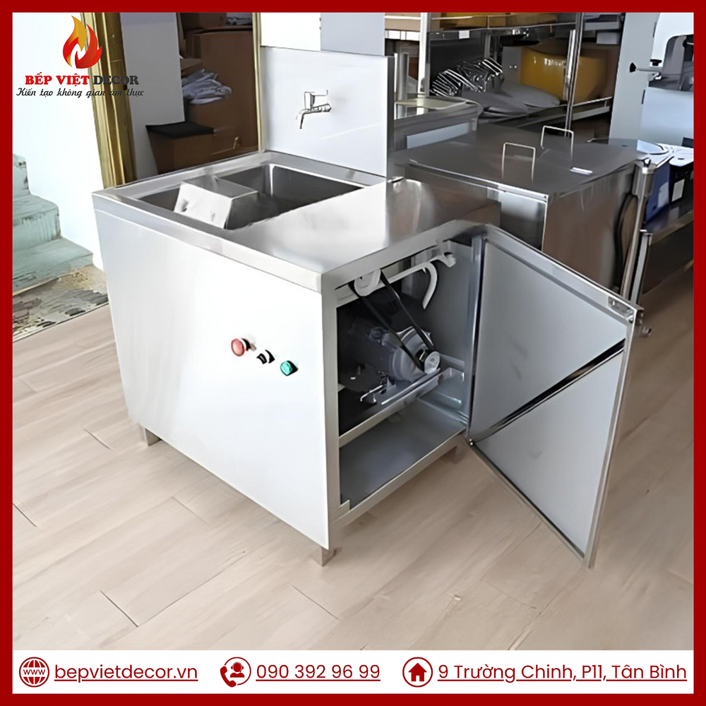 Máy đánh rửa vỉ nướng giúp tiết kiệm thời gian