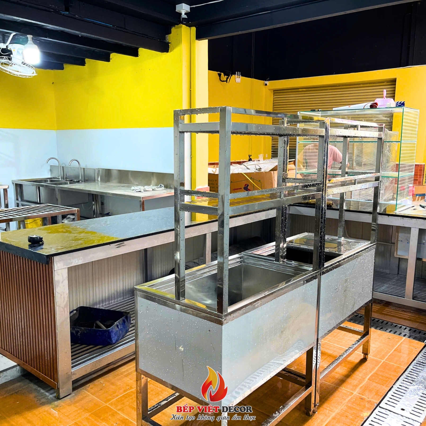 Setup Khu Bếp Công Nghiệp Cho Chuỗi Lẩu Cá