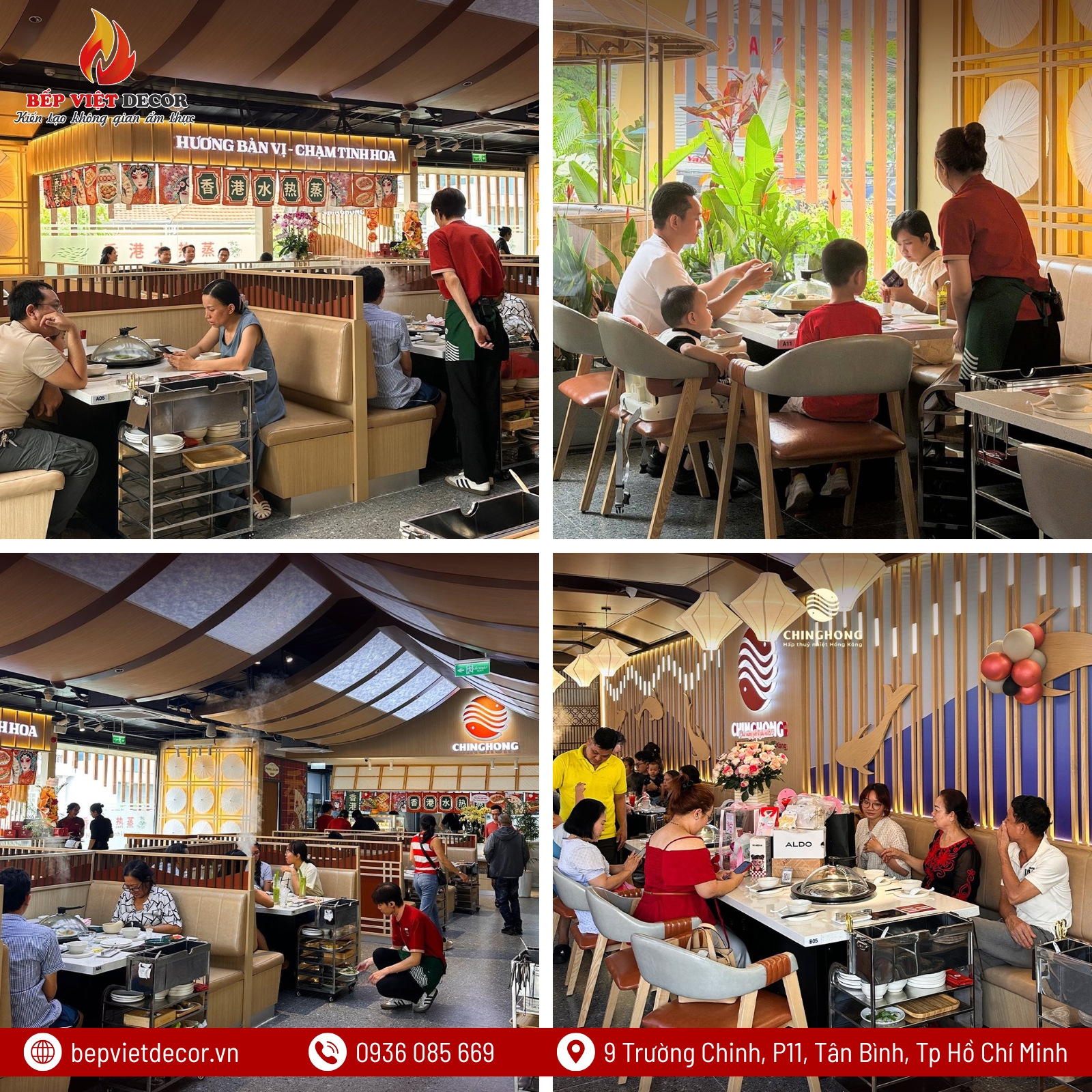 Bàn Giao Nồi Hấp Thủy Nhiệt Cho Nhà Hàng ChingHong