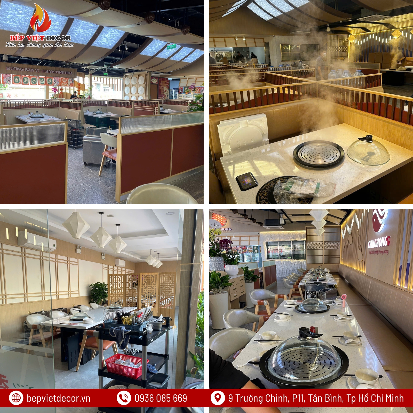 Bàn Giao Nồi Hấp Thủy Nhiệt Cho Nhà Hàng ChingHong