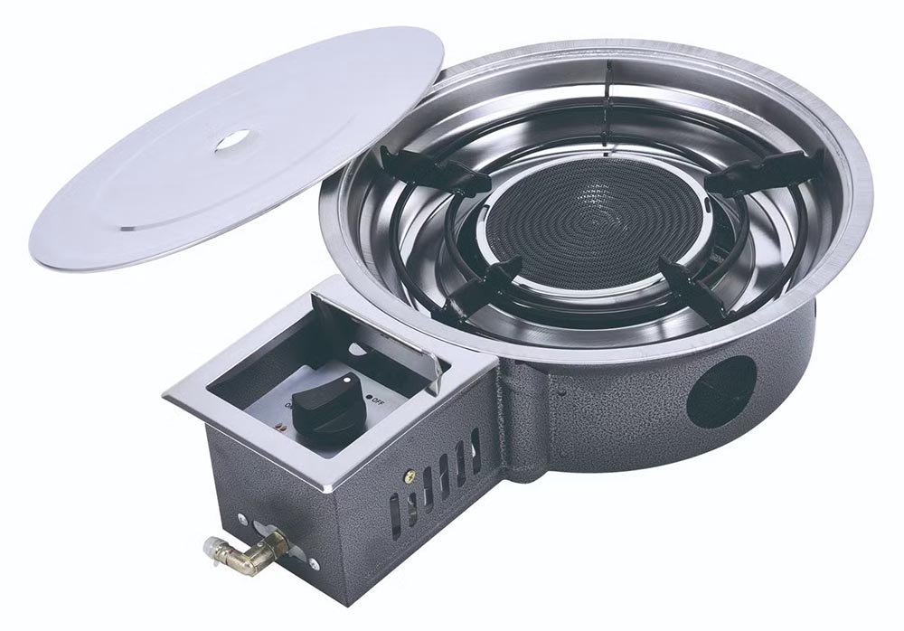 ​​​​​​​Bếp nướng gas âm bàn Hàn Quốc