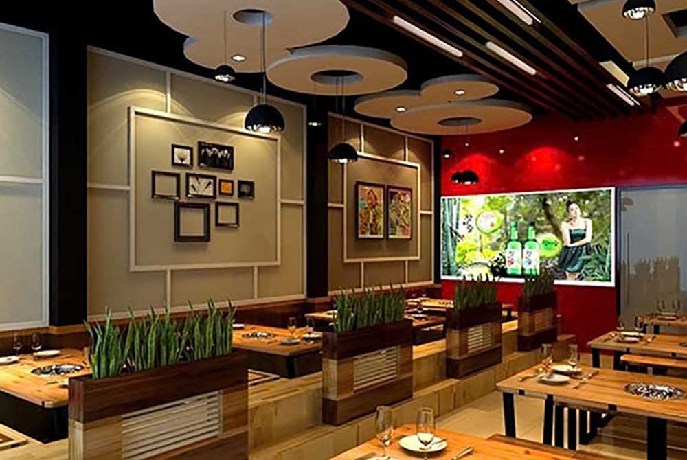 ​​​​​​​Nhà hàng nướng Hàn Quốc K-BBQ sử dụng vỉ nướng than hoa