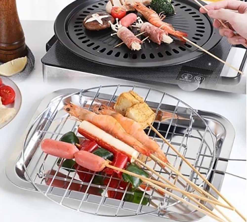 Vỉ nướng than hoa inox 304 an toàn cho thực phẩm