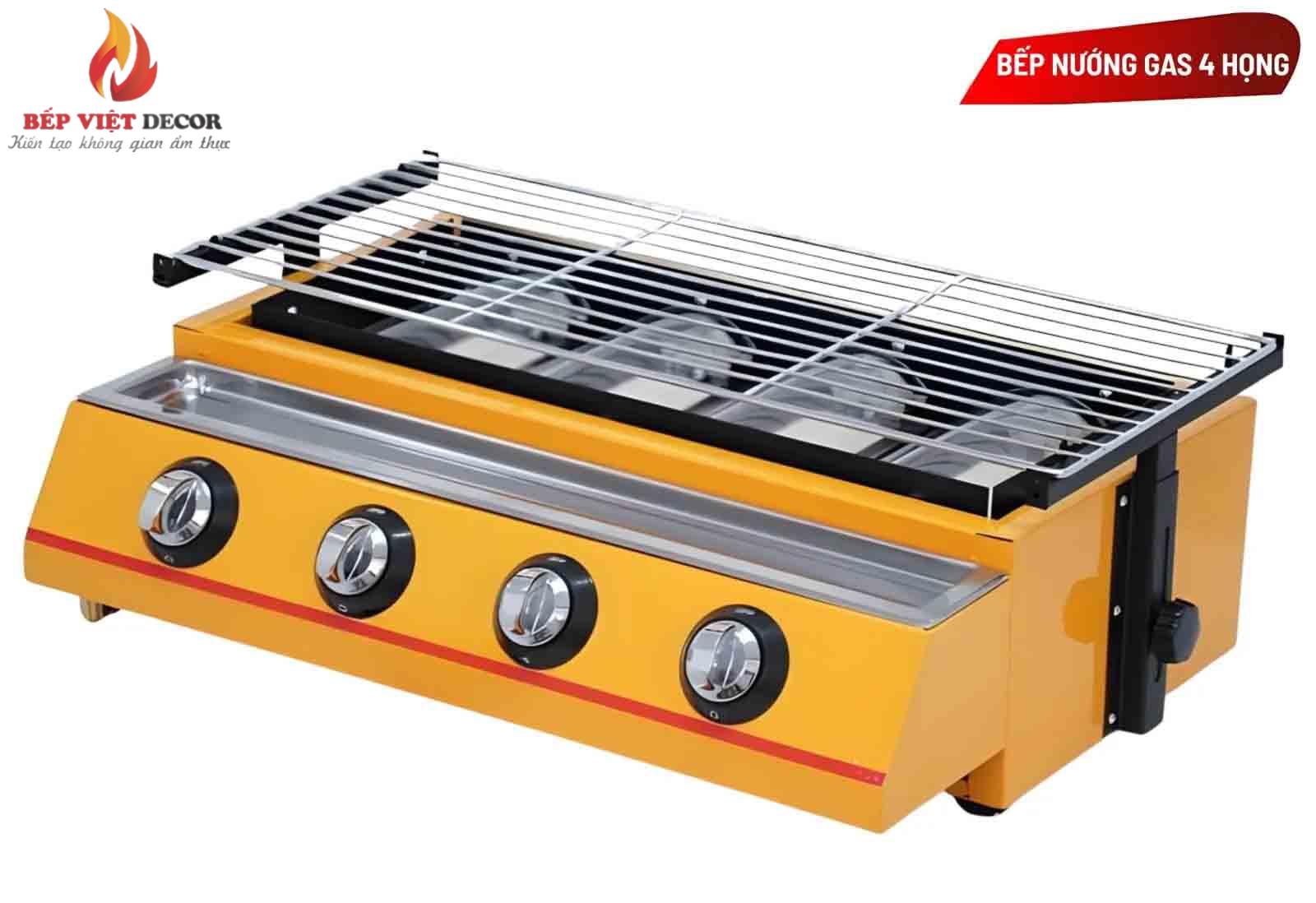 Bếp nướng gas 4 họng