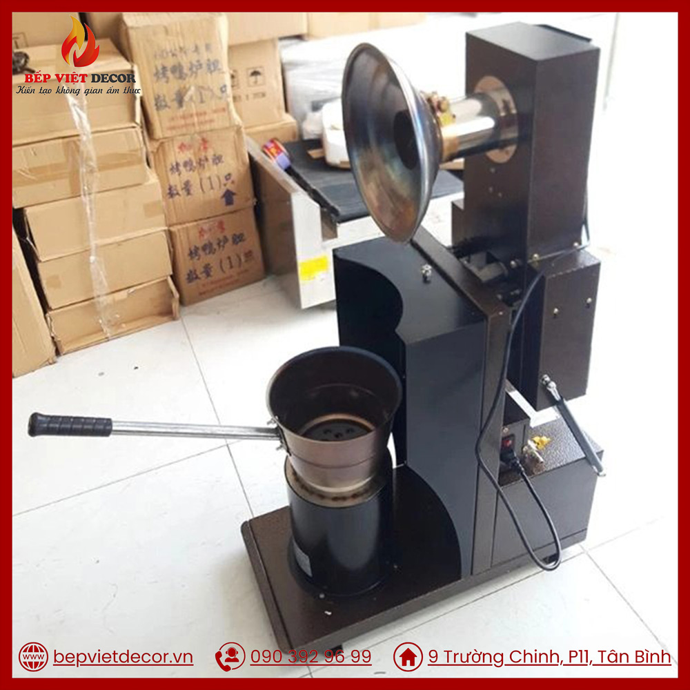 Phía bên phải của máy khò than